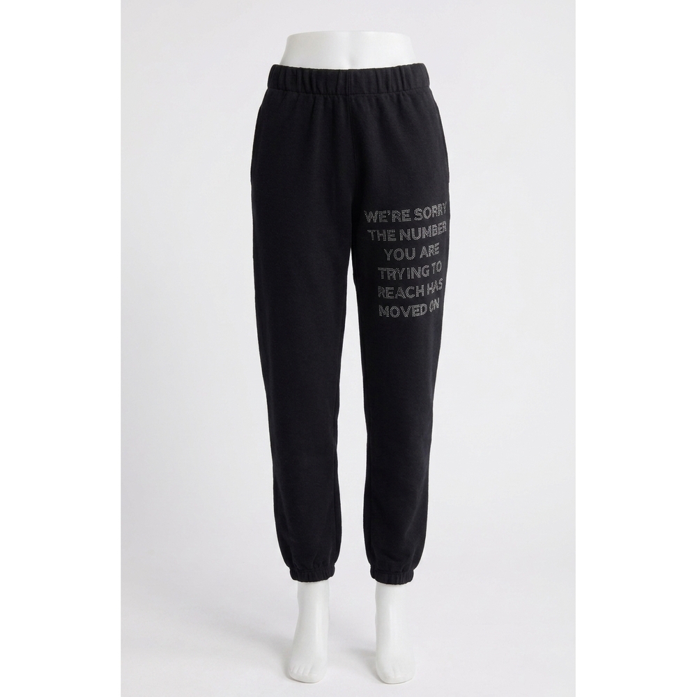 NEW BOYS LIE mac slim sweatpants in black